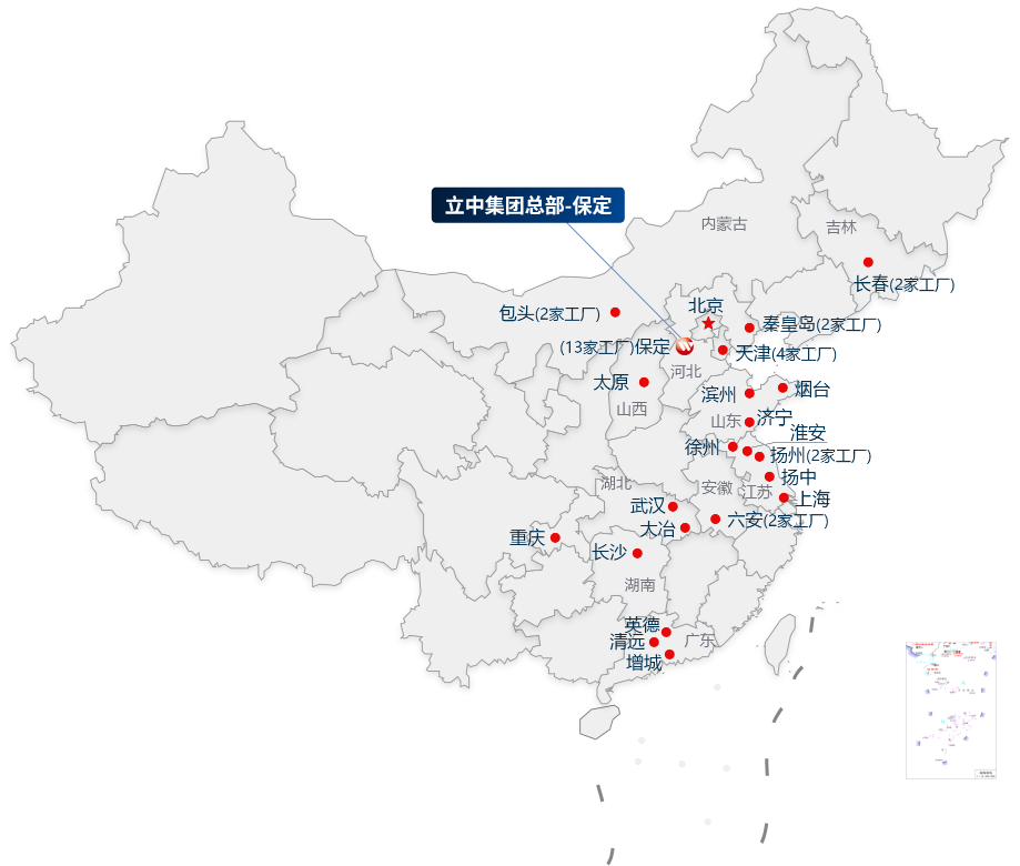 中国详细布局